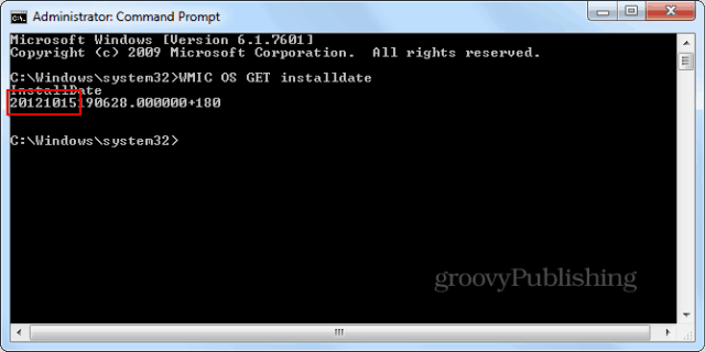 Windows installatiedatum cmd promptwmic enter