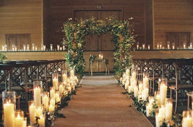 2018-19 Winter bruiloft decoraties