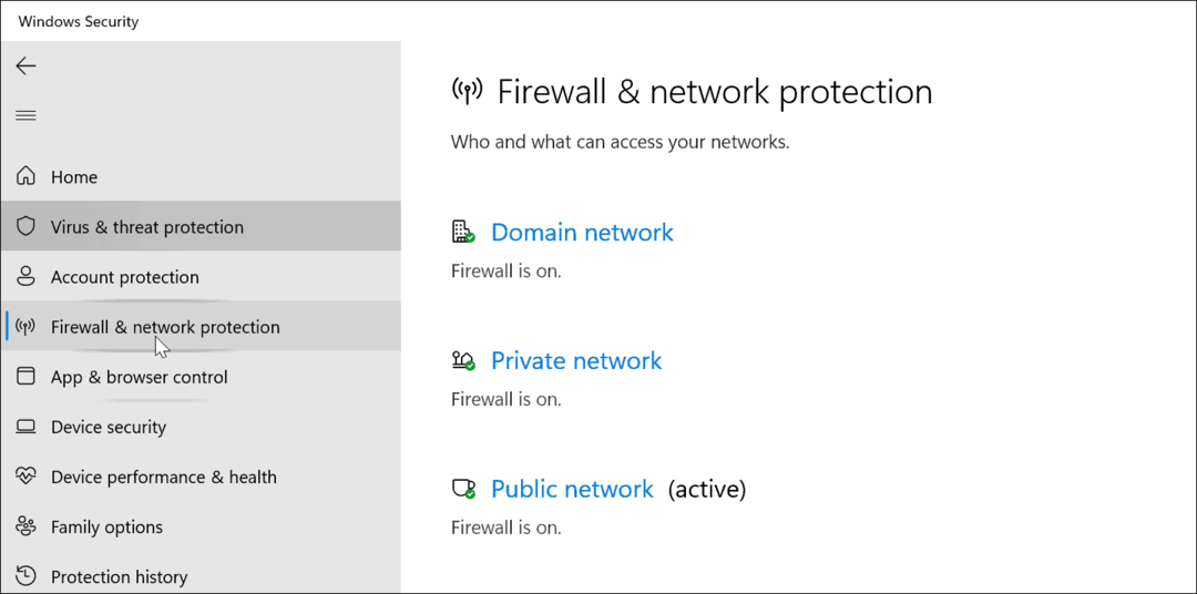 firewall en netwerkbeveiliging windows security windows 11