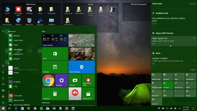 Microsoft ondertekent op Windows 10-jubileumupdate