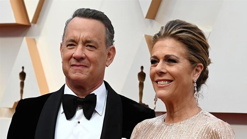 Tom Hanks en zijn vrouw Rita Wilson