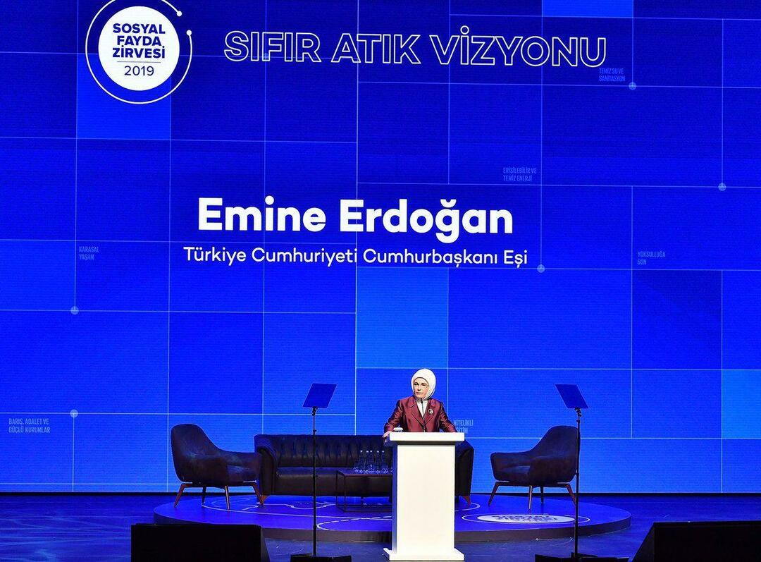 Emine Erdoğan Zero Waste-beweging 