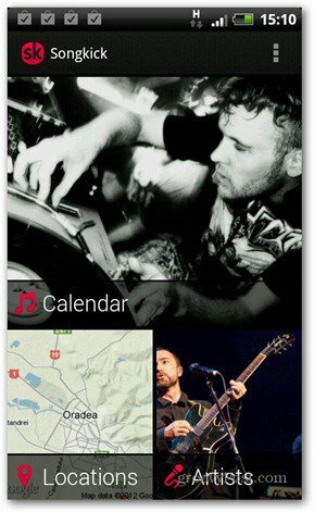 songkick Android-app