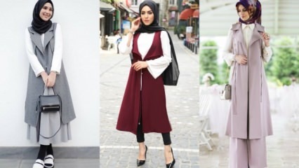 Vestcombinaties voor hijab-vrouwen
