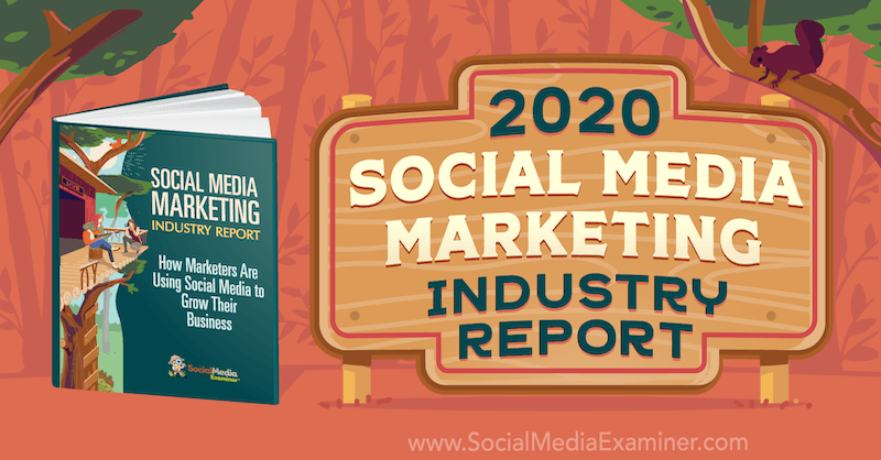 2020 Social Media Marketing Industry Report door Michael Stelzner op Social Media Examiner.
