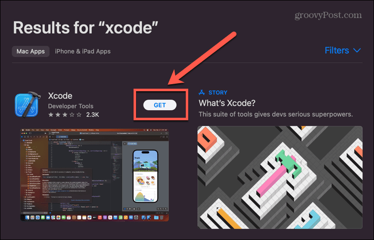 app store krijgt xcode