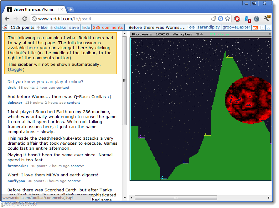 Geef uw reddit-ervaring een boost met Chrome- en Firefox-werkbalken