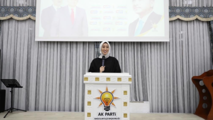 AK Party Istanbul MP ​​Rümeysa Kadak sprak over hun projecten