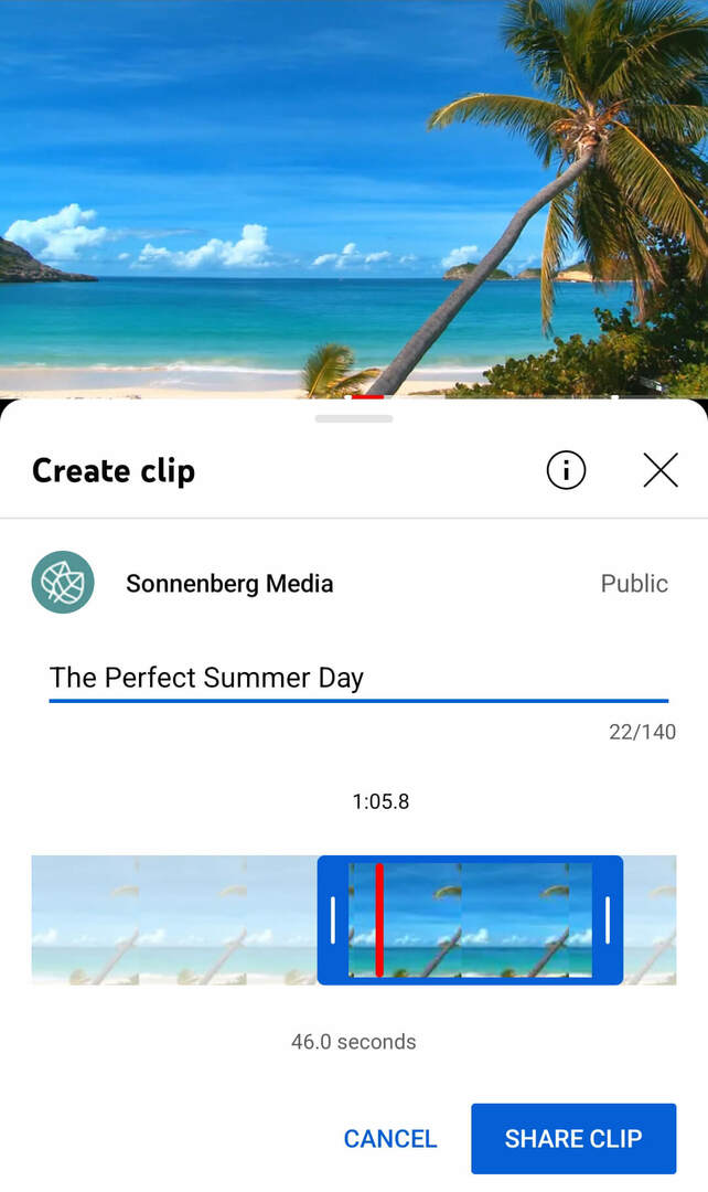 hoe-clips-youtube-own-video-content-share-clip-button-sonnenberg-mediastep-7 te maken