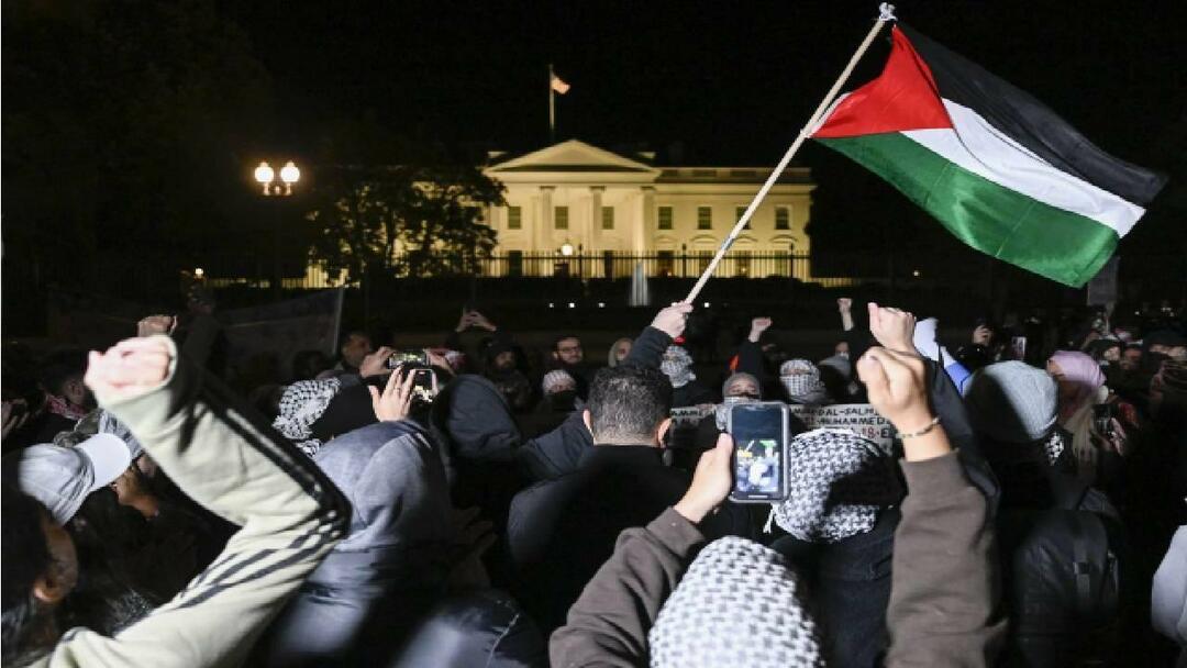 Washington marcheert ter ondersteuning van Palestina