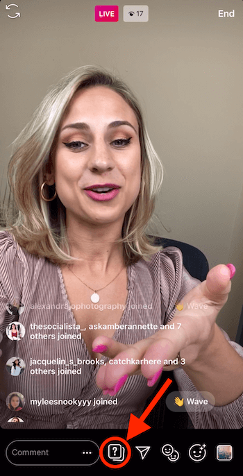 Instagram Live Q&A