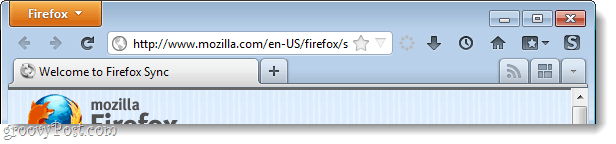 Tabbladbalk van Firefox 4 ingeschakeld