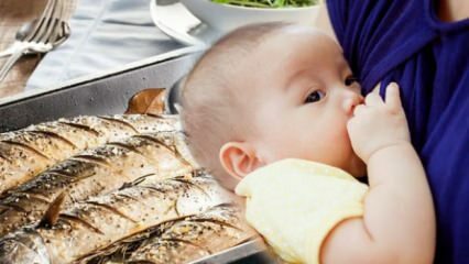 Kunnen vissen worden gegeten tijdens het geven van borstvoeding?