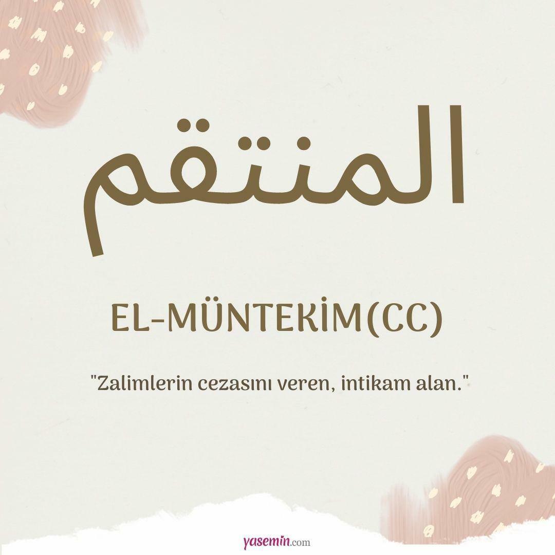 Wat betekent al-Muntekim (cc)?