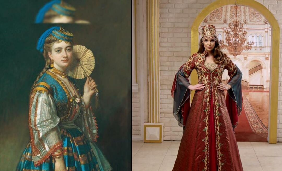 Hoe zag de dameskleding eruit in het Ottomaanse paleis in de 18e en 19e eeuw? 