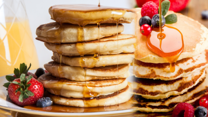 Makkelijk om pannenkoek recept te maken! Hoe maak je een originele Maple Syrup Pancake geschikt voor dieet? 