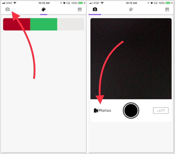 De Palette Cam-app krijgt hex-codes