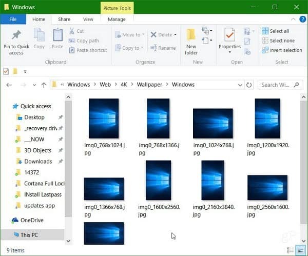 Hier leest u hoe u de Windows 10-achtergronden kunt vinden