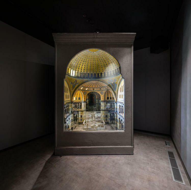 Scènes uit het Historisch Museum van Hagia Sophia