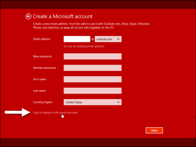 maak een Microsoft-account aan