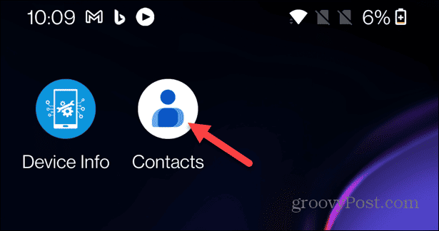 Voeg contacten toe aan het Android-startscherm