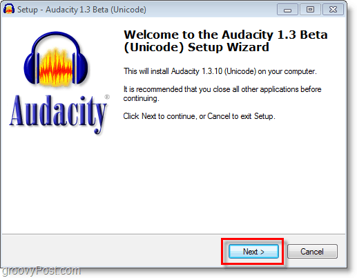 hoe je de gratis ringtone-editor Audacity kunt installeren