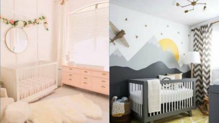 Aanbevelingen voor kamerdecoratie voor baby's