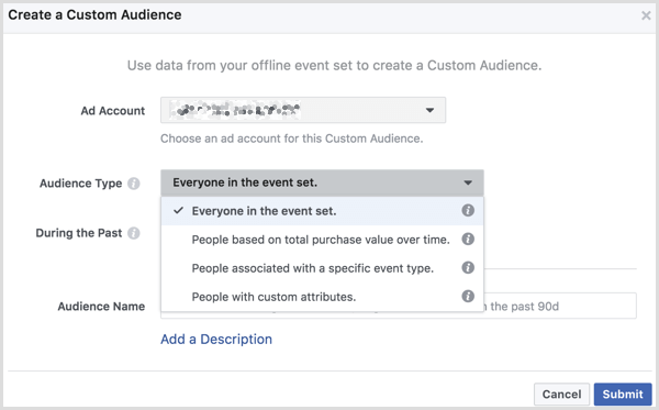 Facebook creëert een aangepast publiek vanuit een offline evenement