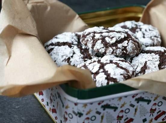 Recept voor gebarsten browniekoekjes