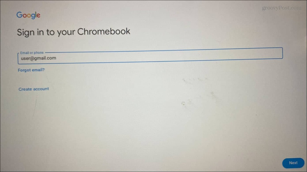 Een gebruiker toevoegen op Chromebook