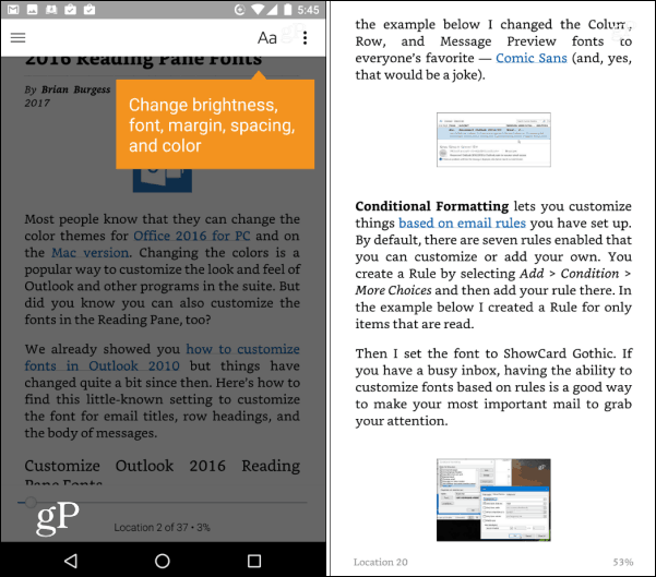 Artikelen uit Safari in iOS rechtstreeks opslaan in uw Kindle-bibliotheek
