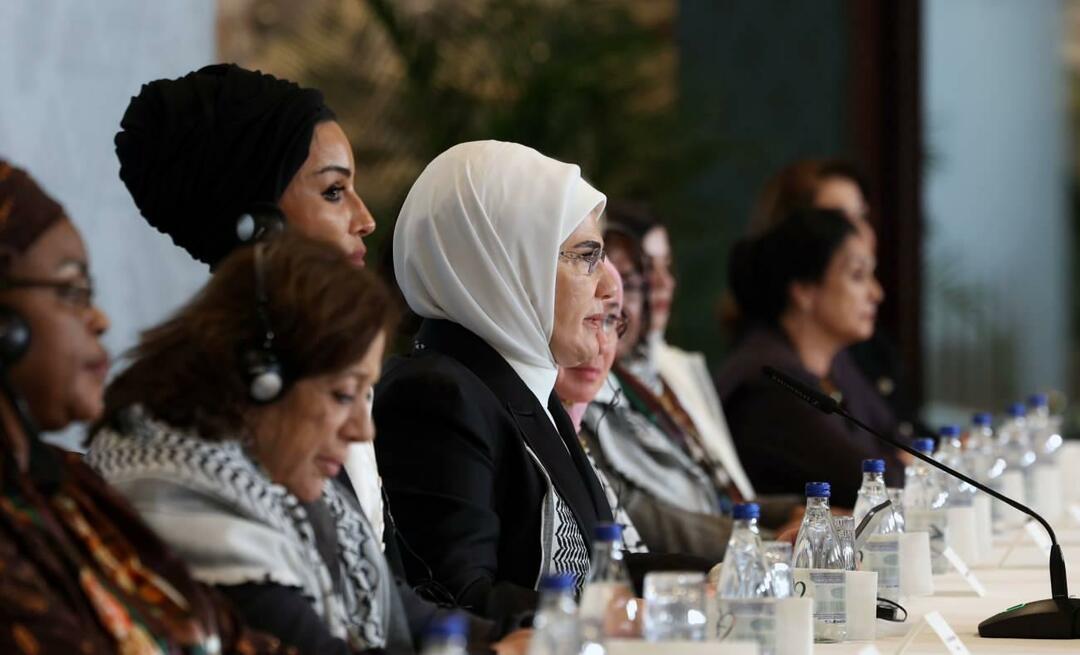 Eén hart delen voor Palestina van First Lady Erdoğan! "Wij zijn vastbesloten onze solidariteit voort te zetten!"