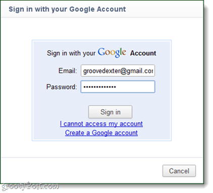 log in op een Chrome-account voor synchronisatie