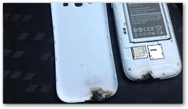 Samsung is niet verantwoordelijk voor Burnt Galaxy SIII