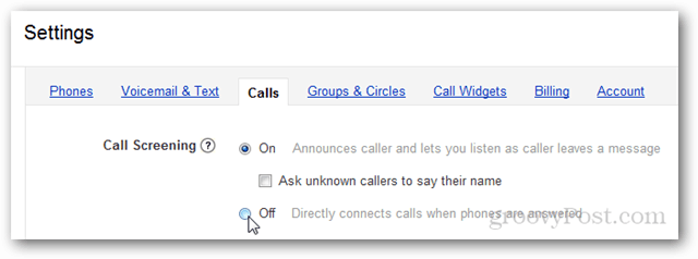Hoe Google Voice Call Screening uit te schakelen