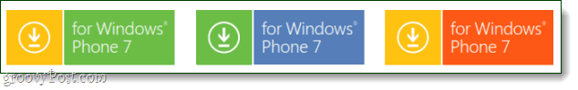 Windows Phone 7 nieuw knoplogo