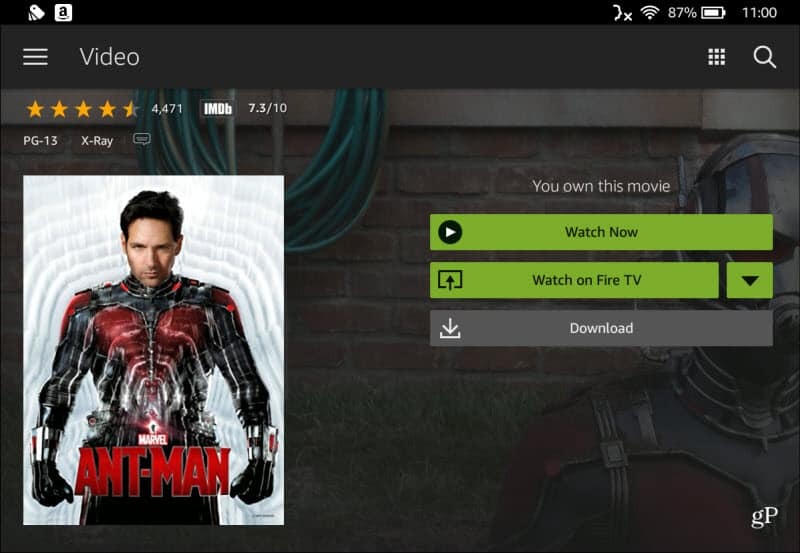 Fire HD 10 naar tv Bekijk nu Prime Video