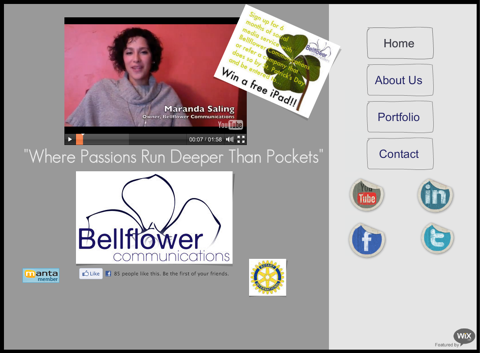 bellflower communicatie homepage
