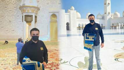  CZN Burak bad in de Sheikh Zayid-moskee in Dubai! Wie is CZN Burak?