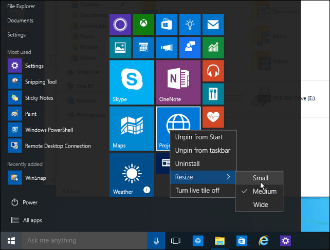 Windows 10-tip: maak het startmenu efficiënt