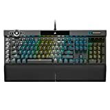 Corsair K100 RGB optisch-mechanisch gamingtoetsenbord - Corsair OPX RGB optisch-mechanische sleutelschakelaars - AXON hyperverwerkingstechnologie voor 4x snellere doorvoer - 44-zone RGB LightEdge