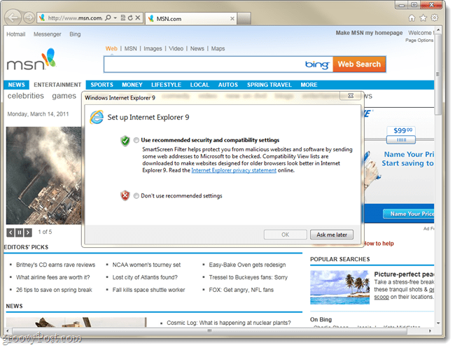 Internet Explorer 9 Final, nu beschikbaar