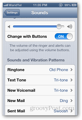 Gebruik Custom Ringtone iPhone 2