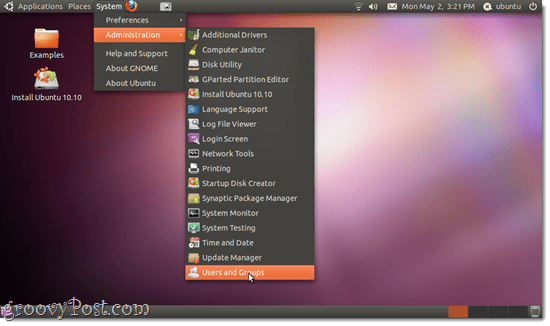 voeg gebruikers en groepen toe in ubuntu