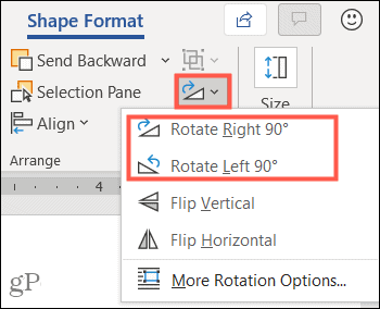 Draai het tekstvak in Word op Windows