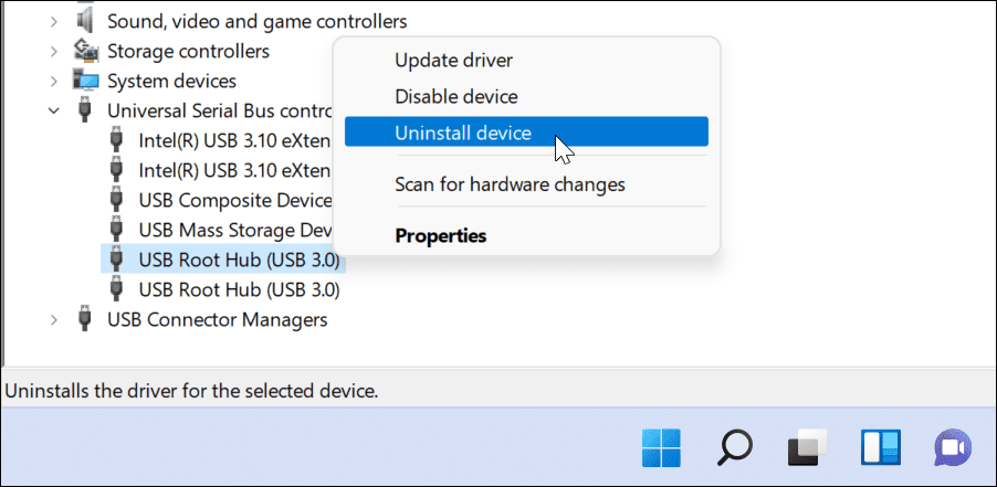 fix usb werkt niet op Windows 11