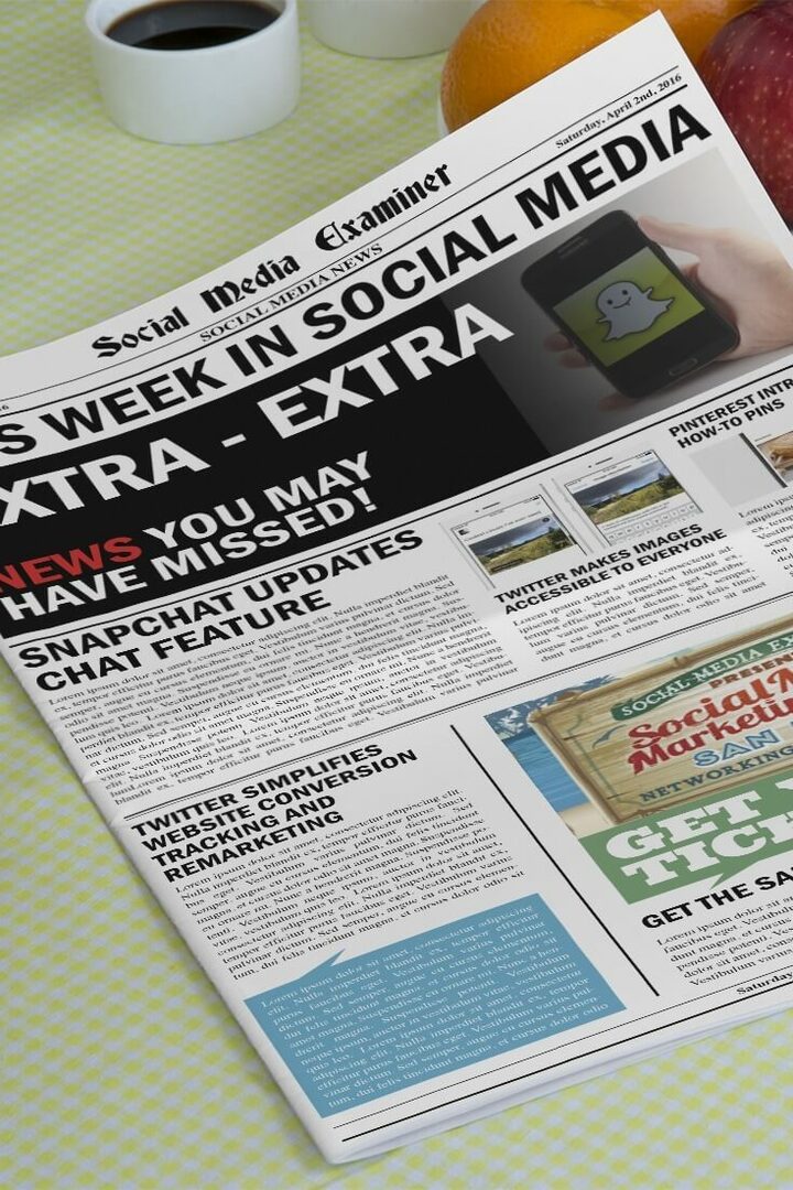 Snapchat introduceert nieuwe functies: deze week in Social Media: Social Media Examiner