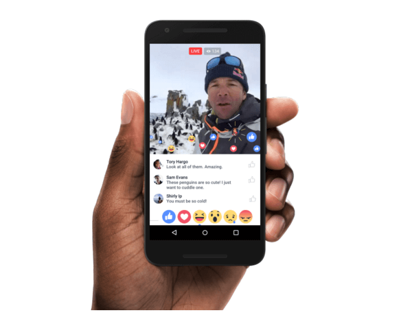 facebook live uitrol van nieuwe functies
