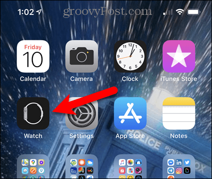 Tik op App-pictogram bekijken op iPhone