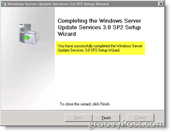 upgrade van WSUS 3.0 SP1 naar SP2 